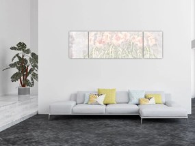Obraz - Freska lilii (170x50 cm)