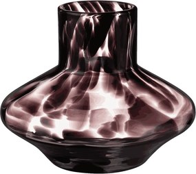 Brązowy szklany ręcznie wykonany wazon (wysokość 28 cm) Glom – noo.ma