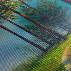 Obraz - Obraz olejny przedstawiający krajobraz (170x50 cm)