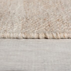 Beżowy wełniany dywan tkany ręcznie 200x290 cm Loma – Flair Rugs