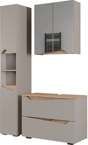 Zestaw mebli łazienkowych szary 80x35x57.5 marelle
