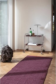 Bordowy chodnik z juty 80x245 cm Notes – Mette Ditmer Denmark