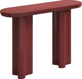 Konsola MDF - Bordowy lakierowana - LESONA