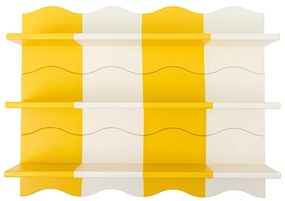 Żółto-biała półka dziecięca 80 cm Bubbi – Bloomingville Mini