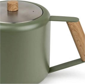 Zielony dzbanek do herbaty ze stali nierdzewnej 1,1 l Duet Boston – Bredemeijer
