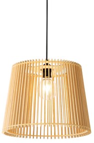 Rustykalna lampa wisząca zewnętrzna drewniana IP44 - Jayla