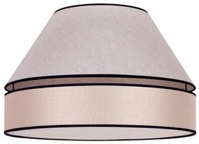 Duolla - Lampa sufitowa AVIGNON 1xE27/15W/230V śr. 50 cm beżowy