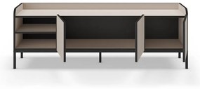Kremowa szafka pod TV 160x55x42 cm Adara – Marckeric