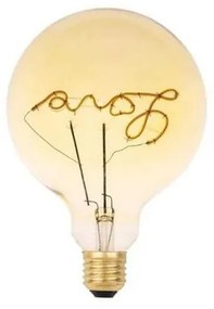 LED Żarówka FILAMENT VINTAGE LOVE G125 E27/2W/230V 2000K