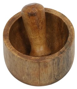 Moździerz kuchenny z drewna mango, 10 x 6 cm