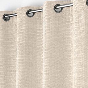 Beżowa zasłona z szenilu 140x260 cm Leo – douceur d'intérieur