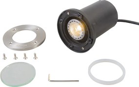 Inteligentny reflektor gruntowy ze stali nierdzewnej z WiFi GU10 IP65 - Basic Round