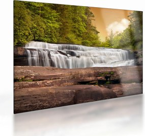 Obraz na szkle wodospadu (70x50 cm)