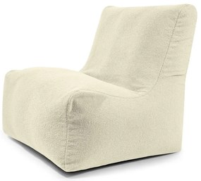 Kremowy worek do siedzenia z materiału bouclé Seat 100 Lounge – SLOWDOWN
