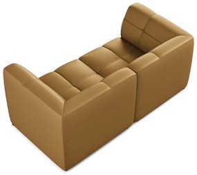 Brązowa sofa z imitacji skóry 180 cm Aloha – Makamii