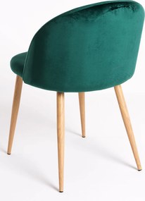 Zestaw 4 Krzese Vint Aksamitne