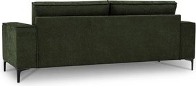 Zielona sofa z tkaniny szenilowej 224 cm Copenhagen – Scandic