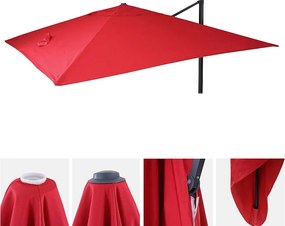 Zapasowa osłona do parasola MCW-A96,  czerwony