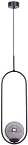Industrialna lampa wisząca z grafitowym kloszem - 18X A198 E2-R78
