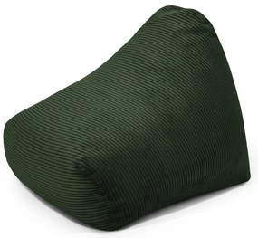 Zielony sztruksowy dziecięcy worek do siedzenia Snug 80 – SLOWDOWN