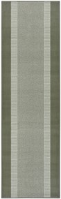 Dywan nowoczesny Basic zielony chodnik 80 cm x 200 cm