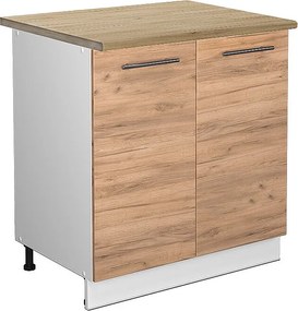 Szafka pod zlew złoty dąb energetyczny 80x60x82 fame-line