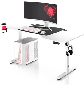 Biurko z regulacją wysokości DIABLO X-TENSIO 1600 białe