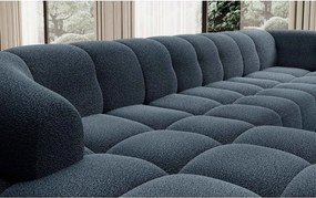 Narożnik VELPA XL Prawostronny z elektryczną regulacją siedziska w tkaninie LOOP 14 WERSAL