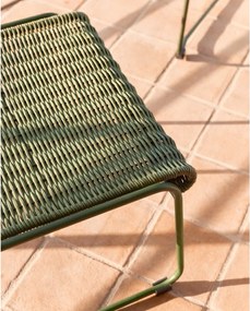 Zielony podnóżek ogrodowy Maurina – Kave Home