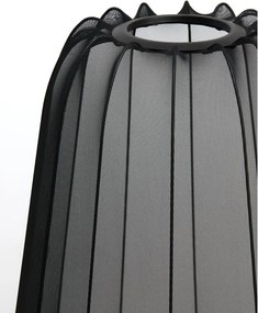 Czarna lampa stojąca (wysokość 132 cm) Plumeria – Light &amp; Living