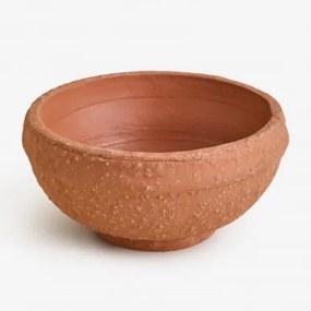 Dekoracyjna Miska Z Terakoty Agnon Ø20 Cm & Red Sienna - Sklum
