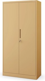 Socjalna szafa ubraniowa Dawid Fresh Style 90x45x185 cm beżowa