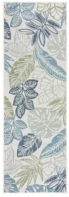 Zielono-niebieski dywan odpowiedni na zewnątrz 80x230 cm Bella Leaf – Flair Rugs