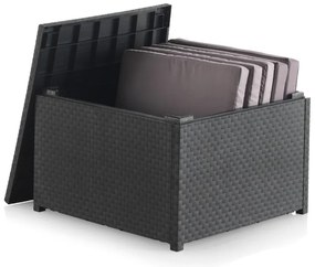 Stolik ogrodowy z imitacji rattanu 56x56 cm – Juinsa