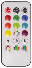 Lampki LED do pokoju, sterowane pilotem, wielokolorowe, 2 sztuki
