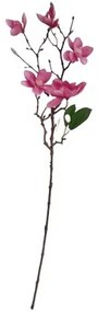 Sztuczna gałązka magnolii ciemnoróżowa, 64 cm