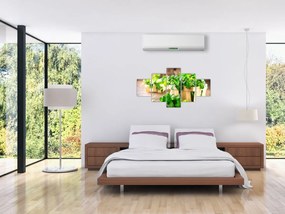 Obraz świeżej mięty (125x70 cm)