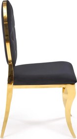 Krzesło z pikowaniem w stylu retro K556 Halmar