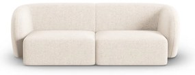 Beżowa sofa z tkaniny szenilowej 188 cm Paolo – Milo Casa
