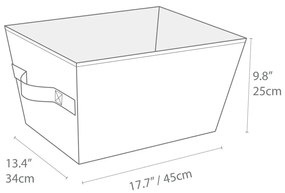 Tekstylny koszyk do przechowywania 34,5x45x25 cm Soft Storage – Bigso Box of Sweden