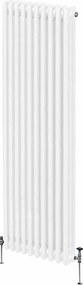 Tradycyjny grzejnik 3-kolumnowy - 1800 x 472 mm - biały
