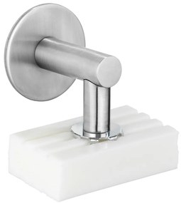 Magnetyczna mydelniczka ze stali nierdzewnej Wenko Turbo-Loc® Matte