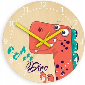 Zegar ścienny cichy do pokoju dziecięcego drewniany nowoczesny dekoracyjny