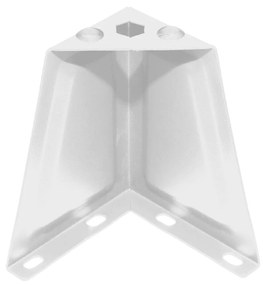 Nóżki do szafy, zestaw 4 szt. białe