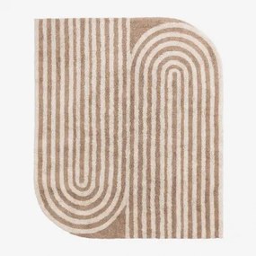 Dywan Nieregularny 160x245 Cm Z Bawełny Yasmiin Kolory Naturalne - Sklum