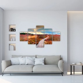 Obraz - Jesienna podróż krainą (125x70 cm)