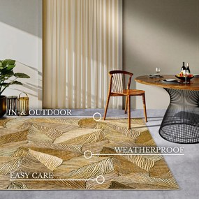 Dywan odpowiedni na zewnątrz w kolorze złota 200x285 cm Eugene – Villeroy&amp;Boch