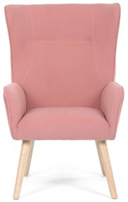 Fotel na uszach PINK2, różowy