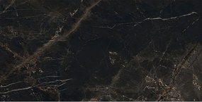 Mexen Marquino Black gres szkliwiony rekt. G1, płytka podłogowo-ścienna 120 x 60 cm, wysoki połysk - TL214-120-060-00