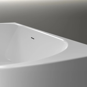 Halb freistehende Badewanne LENA